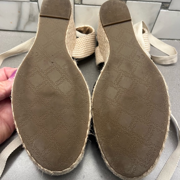 Vionic Maris Wedge Espadrille Silver Pewter Metallic Sz:7 - Picture 5 of 8